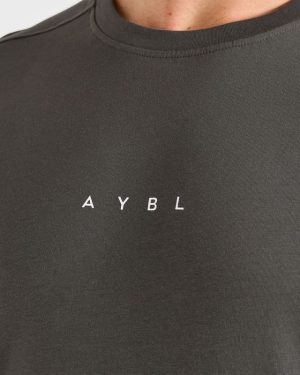 Force Oversized T Shirt - Charcoal: The Ultimate Blend of Comfort and Style