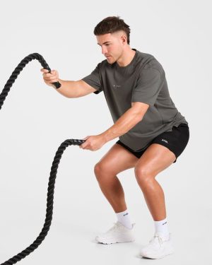 Force Oversized T Shirt - Charcoal: The Ultimate Blend of Comfort and Style