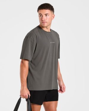 Force Oversized T Shirt - Charcoal: The Ultimate Blend of Comfort and Style