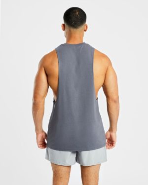 Force Tank - Charcoal: The Ultimate Loose-Fit Essential