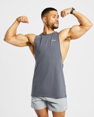 Force Tank - Charcoal: The Ultimate Loose-Fit Essential