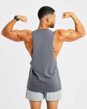Force Tank - Charcoal: The Ultimate Loose-Fit Essential