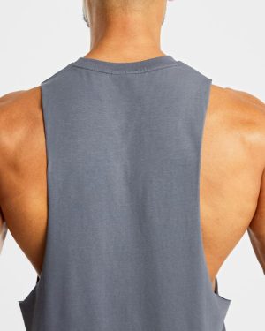 Force Tank - Charcoal: The Ultimate Loose-Fit Essential