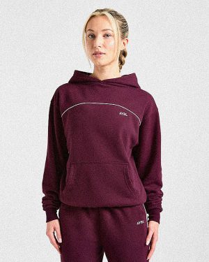 Form Hoodie - Deep Mulberry: The Ultimate Athleisure Essential