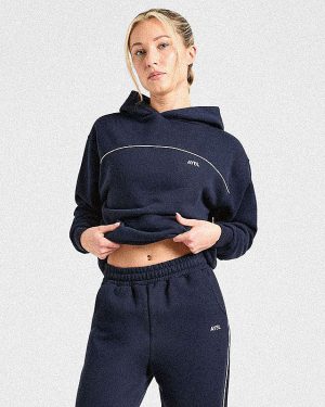 Form Hoodie - Muted Navy: The Ultimate Athleisure Essential