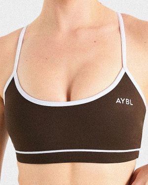 Form Sports Bra - Coffee Bean: The Ultimate Medium-Support Activewear Essential