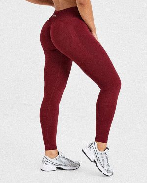 Adapt Seamless Leggings - Autumn Red: The Ultimate Sculpting Solution