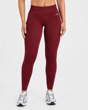 Adapt Seamless Leggings - Autumn Red: The Ultimate Sculpting Solution