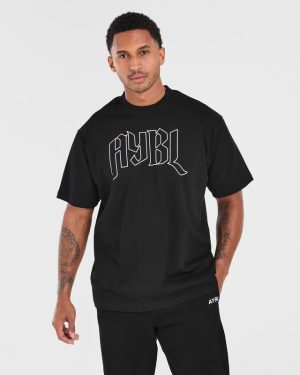 Gothic Oversized T Shirt - Black: The Ultimate Streetwear Essential