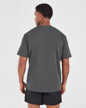 Gothic Oversized T Shirt - Charcoal: The Ultimate Streetwear Essential