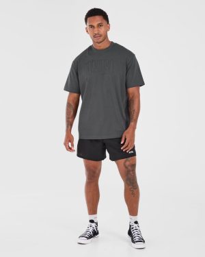 Gothic Oversized T Shirt - Charcoal: The Ultimate Streetwear Essential