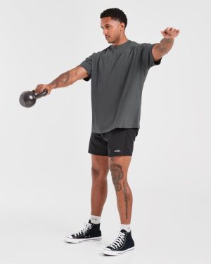 Gothic Oversized T Shirt - Charcoal: The Ultimate Streetwear Essential