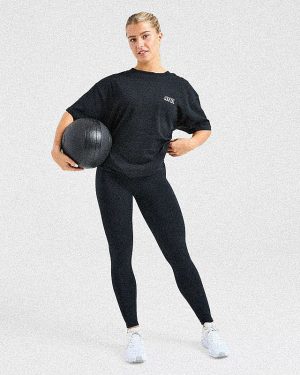 Gym Girl Era Oversized T-Shirt - Black | Ultimate Comfort & Style