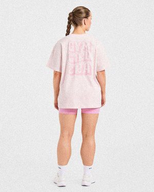 Gym Girl Era Oversized T-Shirt - Pink: The Ultimate Comfort & Style Statement