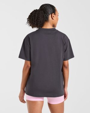 Legacy Lifts Oversized T-Shirt - Charcoal: The Ultimate Comfort & Style Fusion