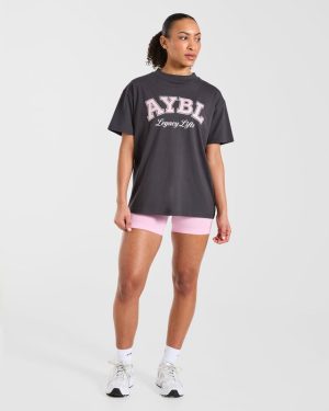 Legacy Lifts Oversized T-Shirt - Charcoal: The Ultimate Comfort & Style Fusion