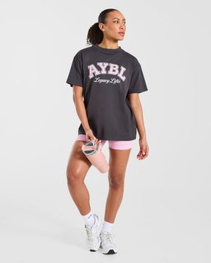 Legacy Lifts Oversized T-Shirt - Charcoal: The Ultimate Comfort & Style Fusion