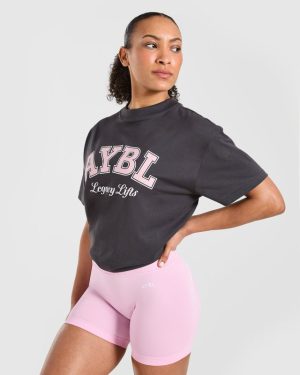 Legacy Lifts Oversized T-Shirt - Charcoal: The Ultimate Comfort & Style Fusion