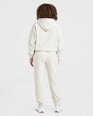 Lifestyle Oversized Joggers - Off White: The Ultimate Comfort Upgrade