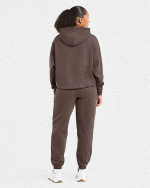 Lifestyle Oversized Joggers - Umber Brown: The Ultimate Comfort Solution