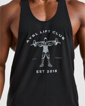 Lift Club Stringer - Black: The Ultimate Gym Essential