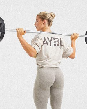 Lift Graphic Oversized T Shirt - Beige: The Ultimate Comfort & Style Statement