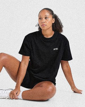 Lift Graphic Oversized T Shirt - Black: The Ultimate Comfort & Style Statement