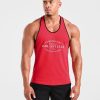 Lifting Stringer - Red: The Ultimate Cotton Tank for Serious Lifters