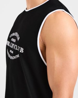 Lifting Tank - Black: The Ultimate Cotton Performance Top