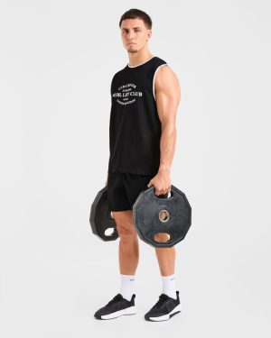 Lifting Tank - Black: The Ultimate Cotton Performance Top