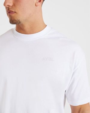 Essential Oversized T Shirt - White: The Ultimate Cotton Comfort