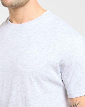 Essential T Shirt - Light Grey Marl: The Ultimate Everyday Staple
