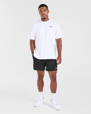 Mind of Steel Oversized T Shirt - White: The Ultimate Comfort & Style Statement