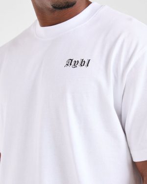 Mind of Steel Oversized T Shirt - White: The Ultimate Comfort & Style Statement