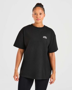 Mind Over Matter Oversized T-Shirt - Black | Premium Comfort & Style