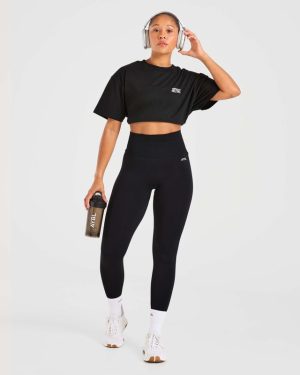 Mind Over Matter Oversized T-Shirt - Black | Premium Comfort & Style