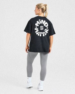 Mind Over Matter V2 Oversized T-Shirt - Black | Premium Comfort & Style