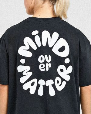 Mind Over Matter V2 Oversized T-Shirt - Black | Premium Comfort & Style