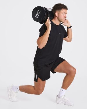 Motion Shorts - Black: The Ultimate Hybrid Athlete Essential