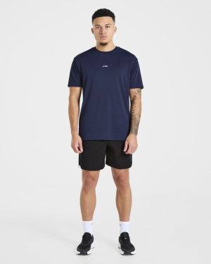 Motion T Shirt - Navy: The Ultimate Hybrid Athlete Essential