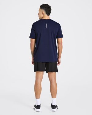 Motion T Shirt - Navy: The Ultimate Hybrid Athlete Essential