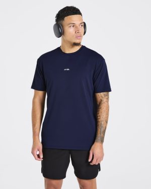 Motion T Shirt - Navy: The Ultimate Hybrid Athlete Essential