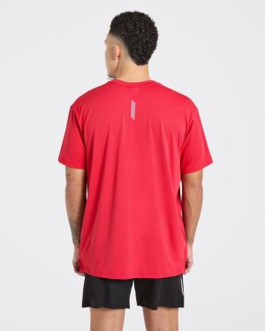 Motion T-Shirt Red: The Ultimate Hybrid Athlete Essential