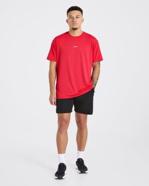 Motion T-Shirt Red: The Ultimate Hybrid Athlete Essential