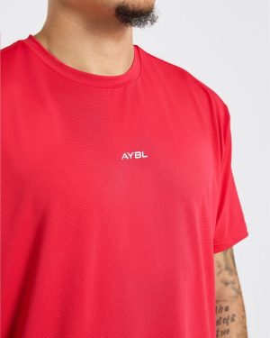 Motion T-Shirt Red: The Ultimate Hybrid Athlete Essential