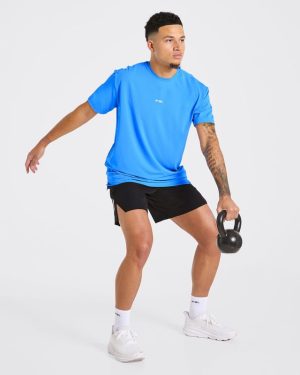 Motion T Shirt - Spring Cobalt: The Ultimate Hybrid Athlete Tee