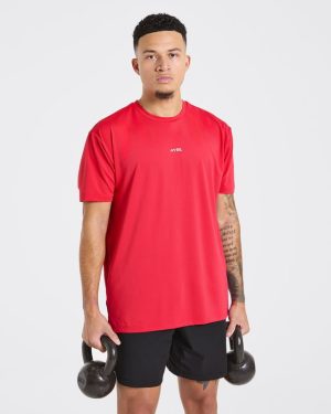Motion T-Shirt Red: The Ultimate Hybrid Athlete Essential