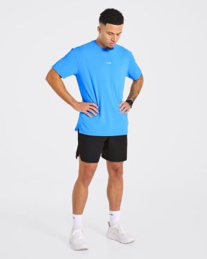 Motion T Shirt - Spring Cobalt: The Ultimate Hybrid Athlete Tee