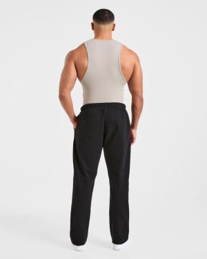 Muscle Ribbed Tank - Cloud Grey: The Ultimate Gym Essential