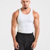 Muscle Ribbed Tank - Light Grey Marl: The Ultimate Gym Essential